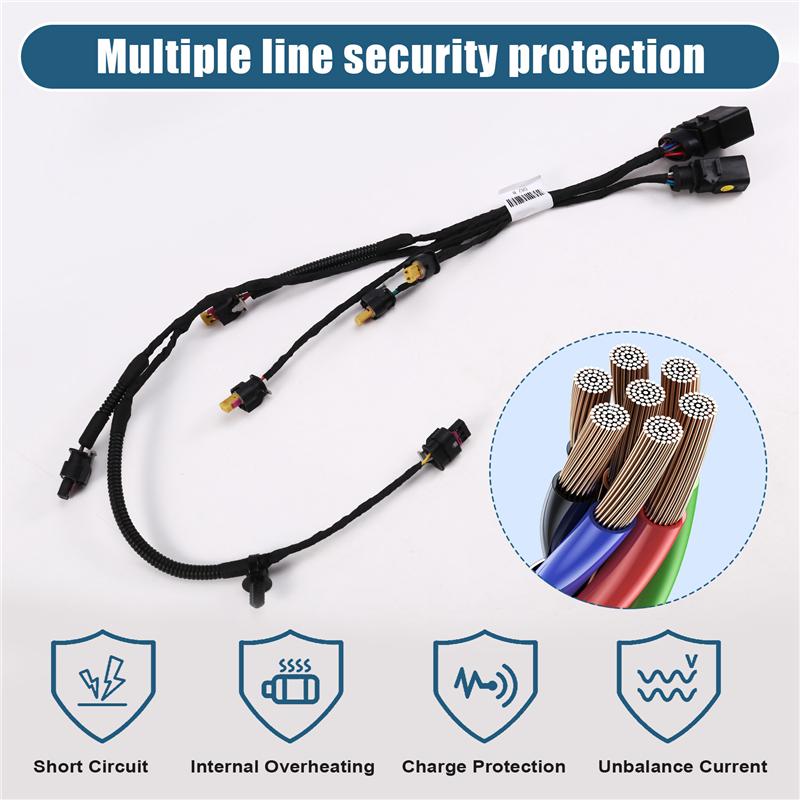 Engine Injector Wiring Harness Fuel Injector Cable Engine Injector Wiring For VW CC Passat 06J971082D 06J971082A