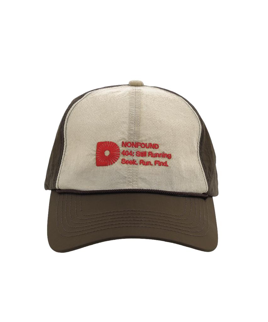 Nonpaundeu Light Mesh Run Ball Cap [Brown]
