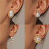 Elegant Retro Pearl Metal Ear Clips – No Piercing Needed