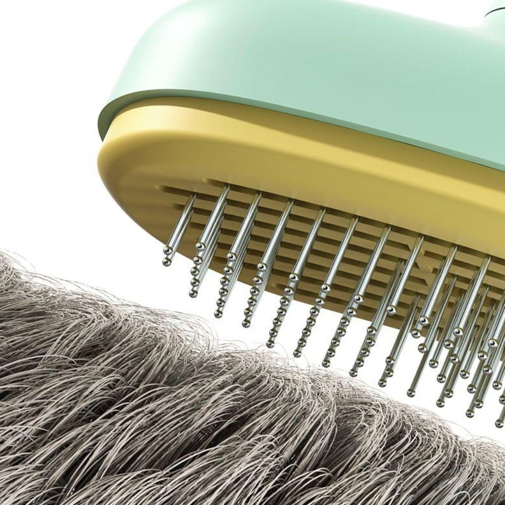 Self-Cleaning Pet Needle Comb Stainless Steel Dog Hair Remover Pet Massage Comb Bath