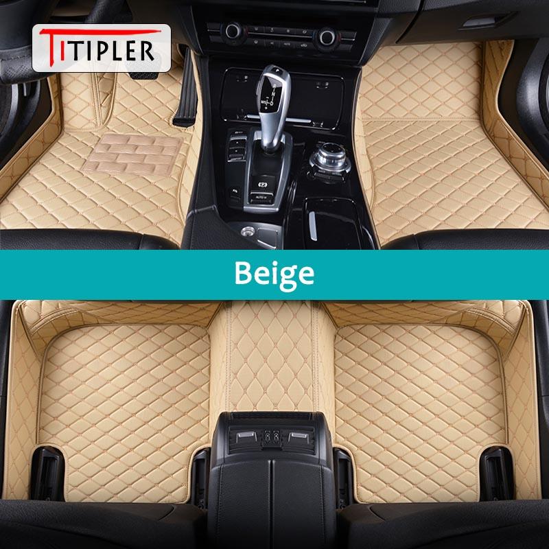 BFY1 TITIPLER Custom Car Floor Mats For Nissan JUKE ESQ Auto Carpets Foot Coche Accessorie