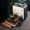 Kreatives Tragbares Reise-Teegeschirr mit Teebeutel Teegeschirr Kaffeekanne und Tassenset Chinesische Kanne Kaffeegeschirr Teegeschirr Gaiwan Bar