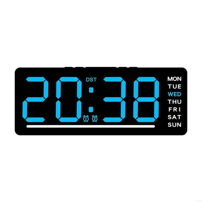 62KD LED Clock Digital Alarm Clock With Adjustable Brightness And Temperature Display Multifunctional For Home Or Office Use