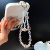 Phone Chain Strap Phone Case Hanging Chain Crystal Chain Beaded Phone Chain Planet Pendant Hanging Decoration Keychain Pendant