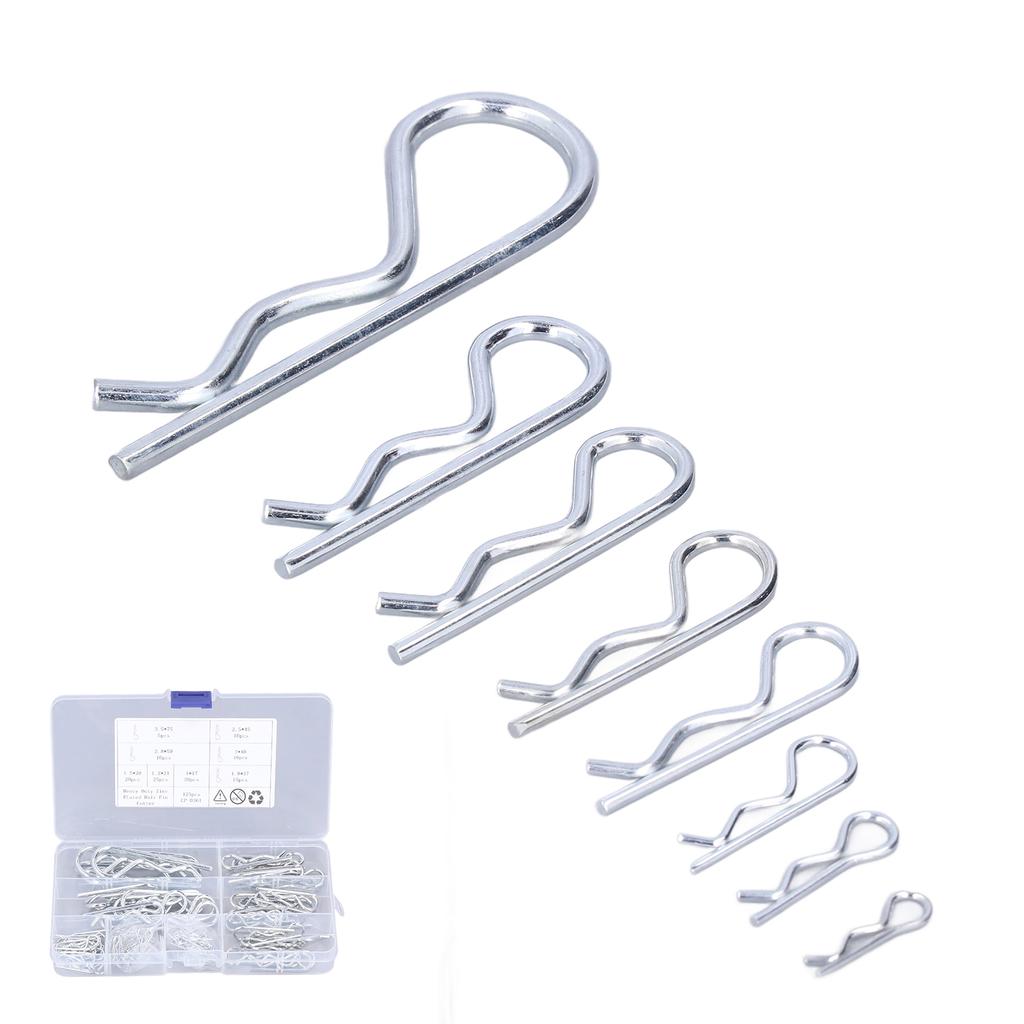 50 Stück R-Splinte Verzinkt 1x18mm - Federsplinte Für Kupplungsstifte & Maschinenbau