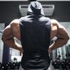 Herren Five-Star Patchwork Kapuzen-Ärmellose Fitnessweste