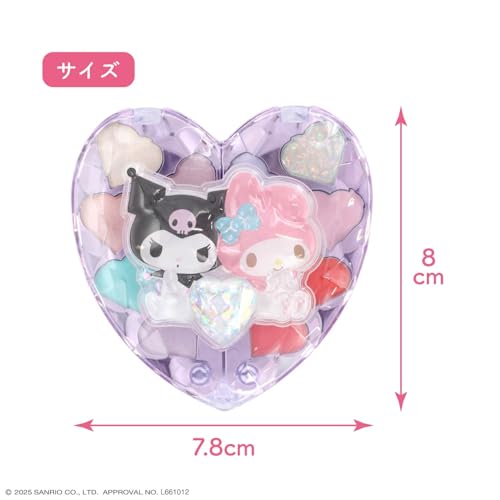 Shobido Sanrio Sparkly Heart Compact Kids' Cosmetics (Cinnamoroll)
