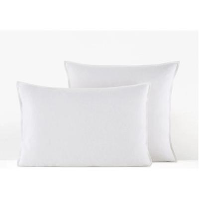 Set of 2 Flannel Pillowcase Protectors 65 X 65 Cm / 100% Cotton