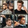 Hatteker Barbier-Haarschneider - 5100 U/min Starker Motor Haartrimmer mit Verstellbarer Klinge & USB-Aufladung