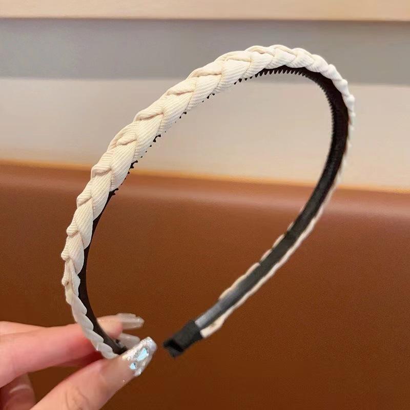 Style Headbands Minimalist Solid Color Womens Weaving Hair Accessories