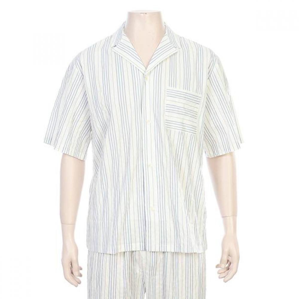 Barbara Blue Stripe Men S Pajama Set amp4569S