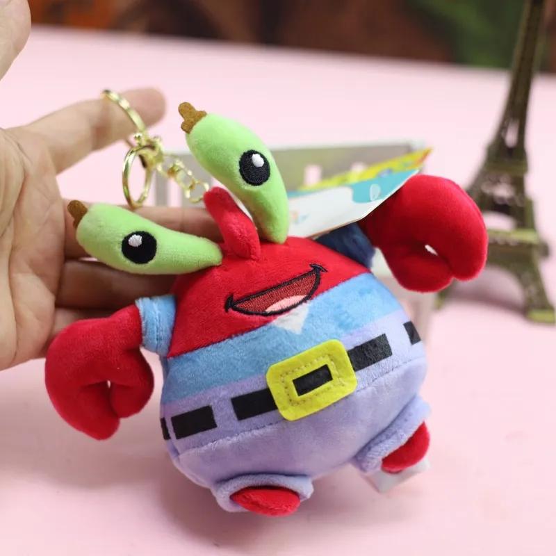 Anime Spongebob v kalhotách Patrick Hvězda Sépiák Eugene H. Krabs Gary Plyšová hračka Přívěsek na klíče Narozeninový dárek Pro dítě