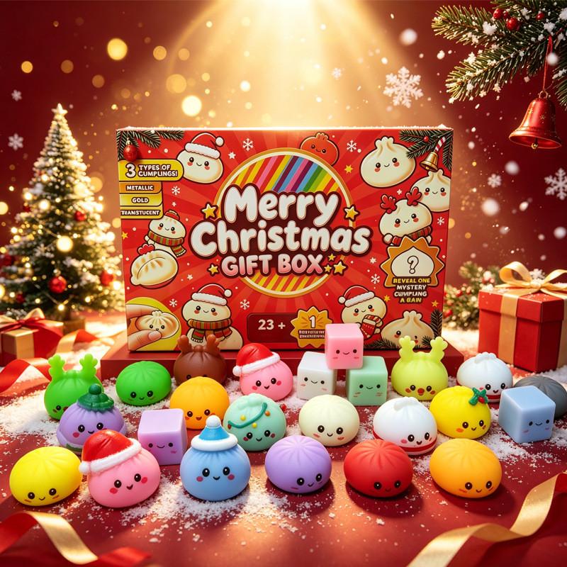 Adult Stress Relief Toy Soft Gel Baozi Pack With 24 Items For Anxiety Release
