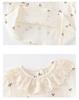 Baby Clothes Overalls Tops Clothes Bodysuit Girls Coveralls Long Sleeve Shirt Hair Accessory Set Baby Shichigosan Birthday Gift Gauze Green 90cm [Baby