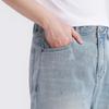 Jeans Larges Dégradés Lavés en Lyocell pour Homme GXG