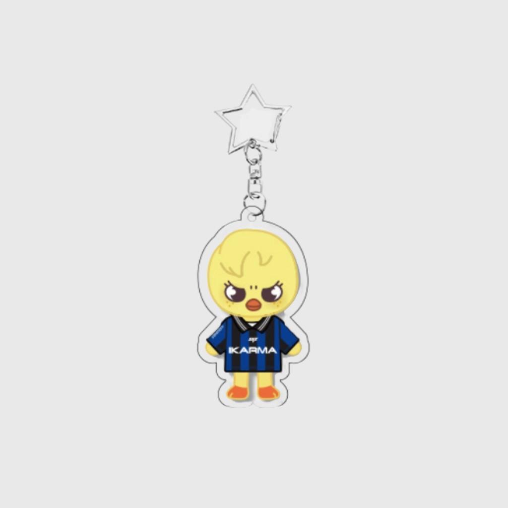 Skzoo Animation Acrylic Keychain  Latest Album Karma Keychain Pendant  Bag Accessories Peripheral Gift For Kidss