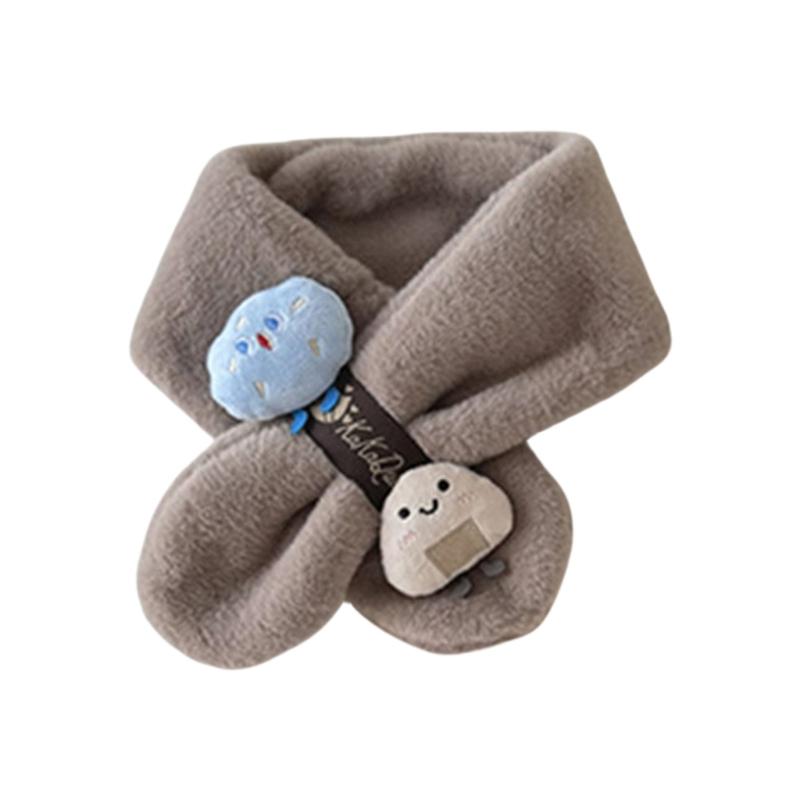 Kleinkind Fleece Nackenwärmer Kinder Plüschschal Baumwollschal für Winter Outdoor-Aktivität Geeignet für Kinder 3 bis 10 Jahre