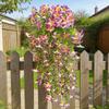 Accessoires Plante Grimpante Belle de Jour Réaliste Guirlande de Plantes Multicolore Ornement à Suspendre au Mur