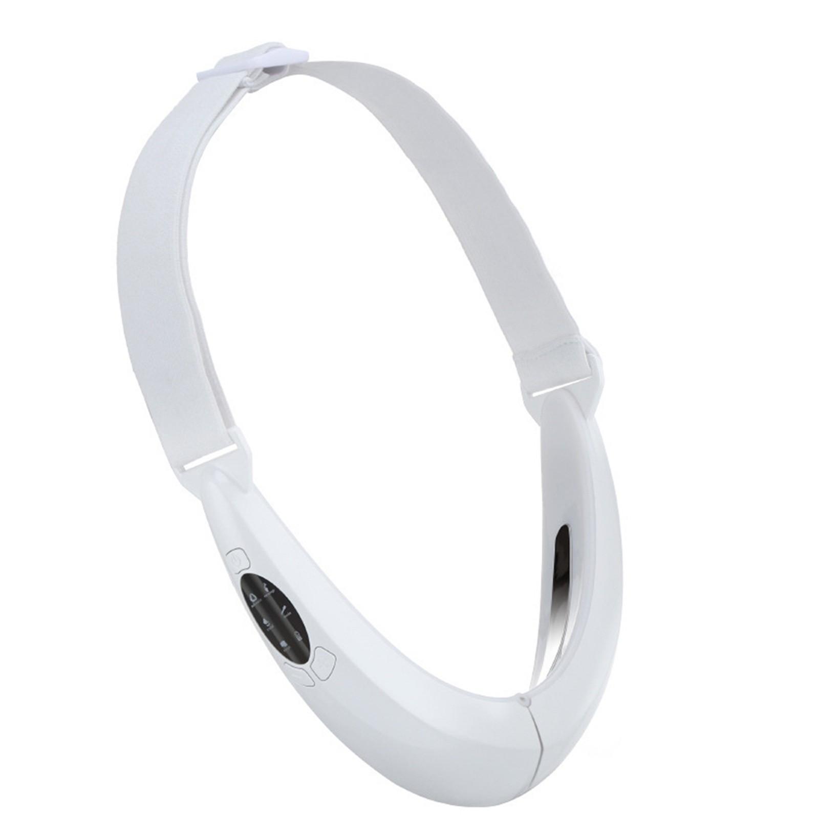 

Электрический измеритель красоты V-образного лица, 8-скоростной USB-массажер для формирования лица V, машина для подтяжки лица V для подтяжки лица, красный синий свет One Size белый