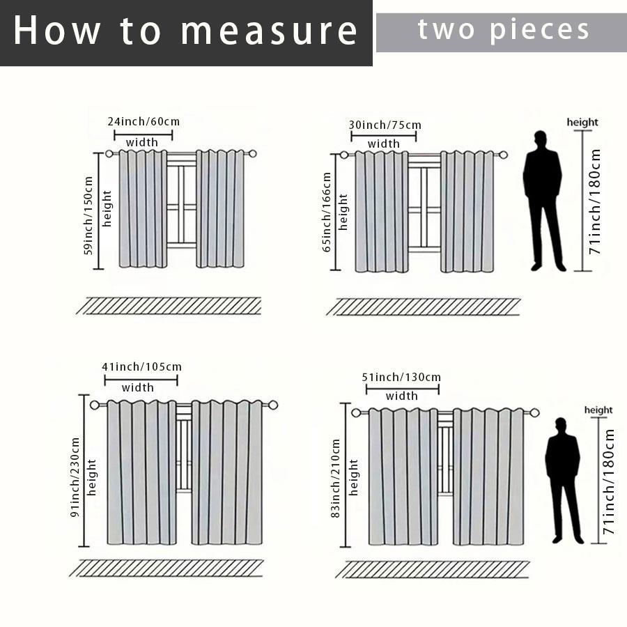 2pcs Waterfall & Dove Scenic Patterned Curtains, Design for Living Room Bedroom Window Decoration, Rod Pocket Curtains