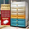 Multi Layer Drawer Type Storage Cabinet Thickened Clothing Storage Box Plastic Storage Cabinet Children's Storage Box Folding St