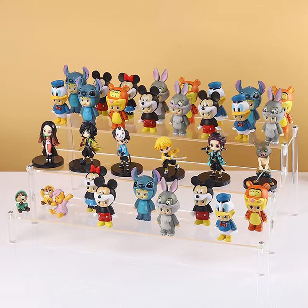 KIMEYA Ausstellungsständer, Acryl-Figurensammlung, Display, Acryl-Aufbewahrung, Figurendisplay, Montage, transparent, Längenständer, Display, Ständer, Koffer, Ständer,