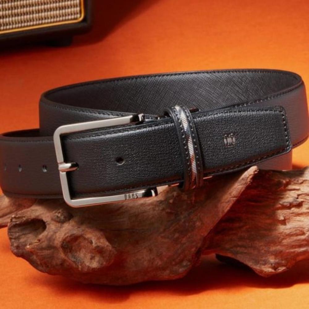 Daks Черный Полосатый Крючок Коровья Кожа Ремень Dbbe4f360bk Single option