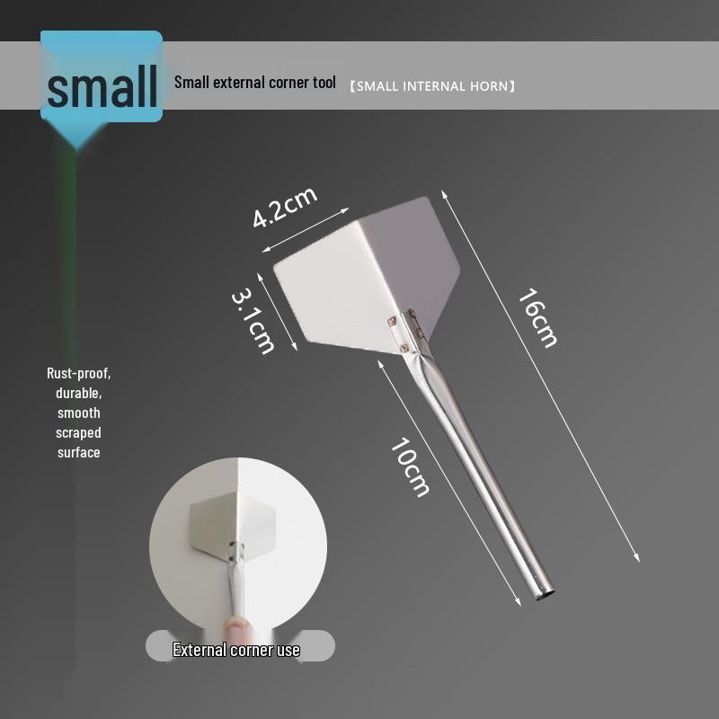 Right Angle Plastic Beader and Scraper Tool for Plastering and Tiling