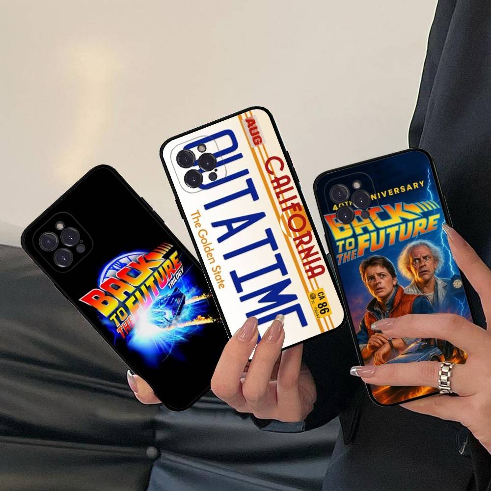 Back To The Future Phone Case For Iphone 17 Air 16 15 14 13 12 11 Pro Max 16 15 14 Plus TPU Soft Case