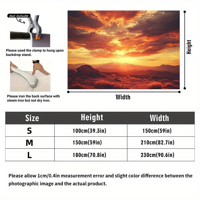 Westlicher Sonnenuntergang und Wüstenlandschaft Fotografie Hintergrundtuch geeignet für Indoor- und Outdoor-Partybanner