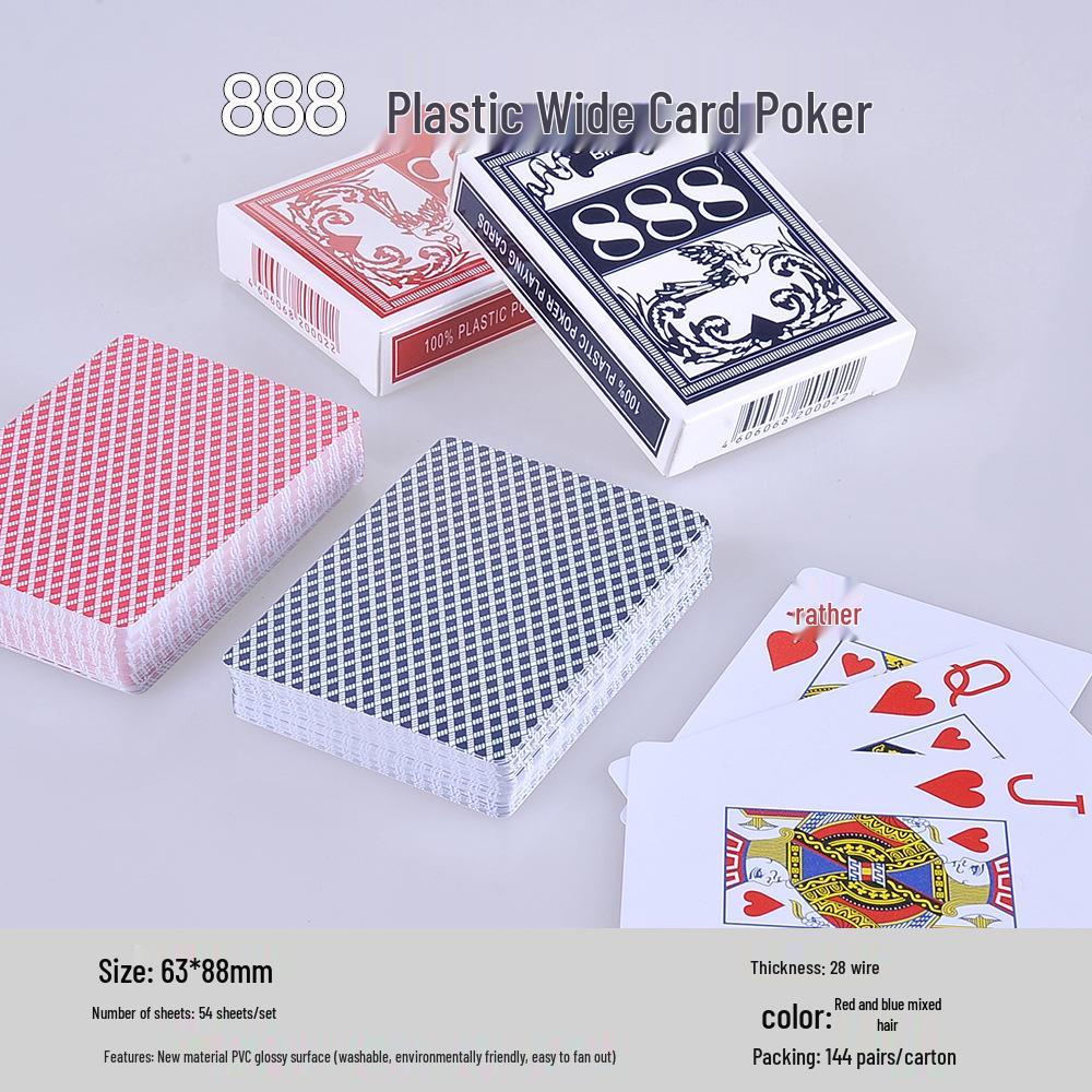 Custom Waterproof PVC Playing Cards - Ideal for Outdoor Entertainment and Party Decor