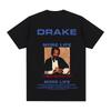 Drake Vintage Tshirt Rapper for All The Dogs Letter Camisetas Hombre Hip Hop Cotton Unisex T Shirt New TEE TSHIRT Womens Tops