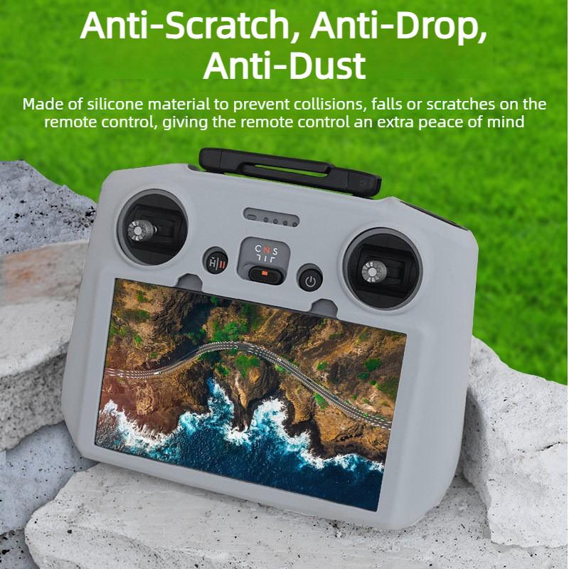 For DJI MINI 4Pro Drone Remote Controller Silicone Cover Soft Silicone Case for Drone AIR3 RC1 RC2 RC-N1/2