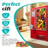 Plastic Mini Candy Vending Machine Candy Dispenser Portable Bank Deposit Box Sweets Machine Nice Gift For Children Home Ornament