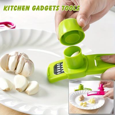 1pc Multifunktionaler Knoblauchstampfer, Ingwer- und Knoblauchmühle Küchenzubehör