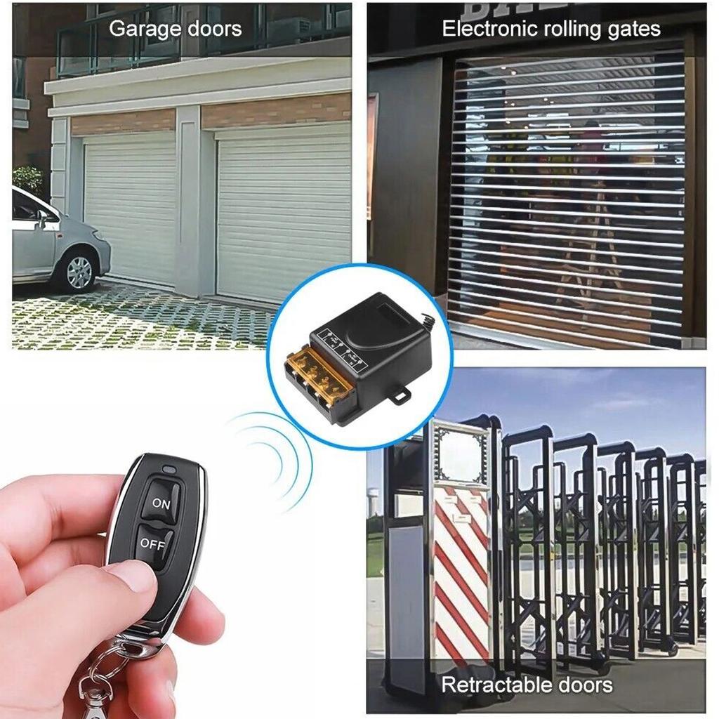Wireless Remote Control Switches 433MHz 220V 30A Car Motorcycle Circuit Modification Equipment Lights Switches Easy Use