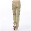 JMSHOP Women's Cotton Cargo Pants Leisure Trousers More Pocket Pants Causal Pants