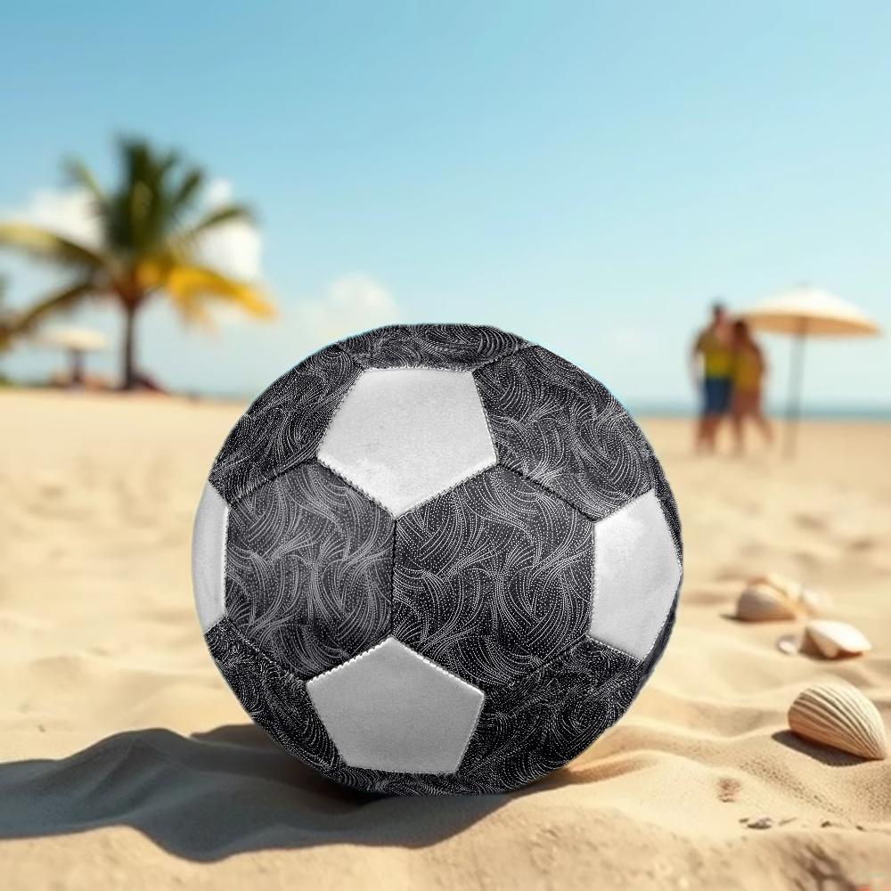 1pc Abstract Wave Durable Soccer Ball/Football, Size 5, Perfect for Training, Entertainment And Competition,Gift yy26060625