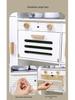 Wooden Playhouse with Water Circulating Fridge, Light & Sound Cooking Stove, Baby Toys Playground