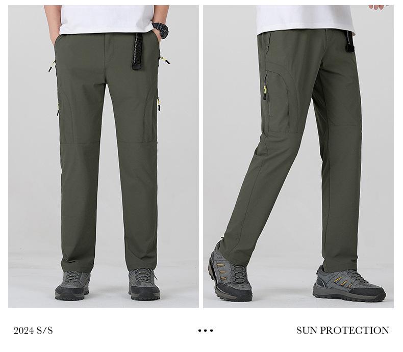 Unisex Quick-Dry Stretch Pants: Lightweight, Breathable, and Perfect for Summer Outdoor Activities and Fishing Adventures.