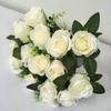 18 Small Rosesartificial Bouquet Floral Decoration Bridal Bouquet Wedding Party