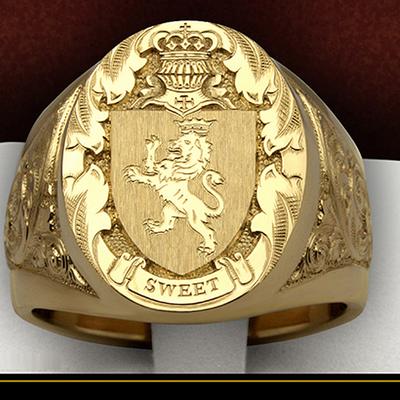 Anillos de oro vintage con diseño de león y corona dominante para hombre, joyería de boda de moda, accesorios de regalo, anillos gruesos.