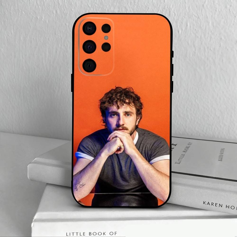 I-Irish Actor P-Paul M-Mescal Phone Case For Samsung S25,S24,S21,S22,S23,S30,Ultra,S20,Plus,Others Soft Black Case
