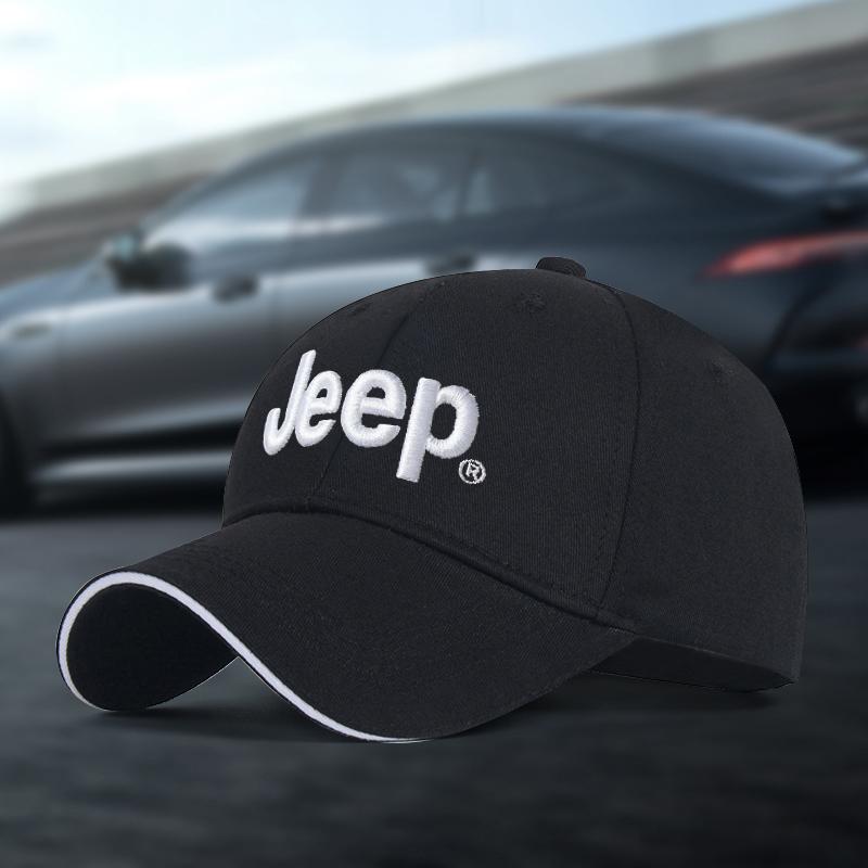 CYHHKS1 Car Logo Adjustable Baseball Cap Outdoor Cap for Jeep JPB Renegade Wrangler JK Compass Grand Cherokee Gladiator