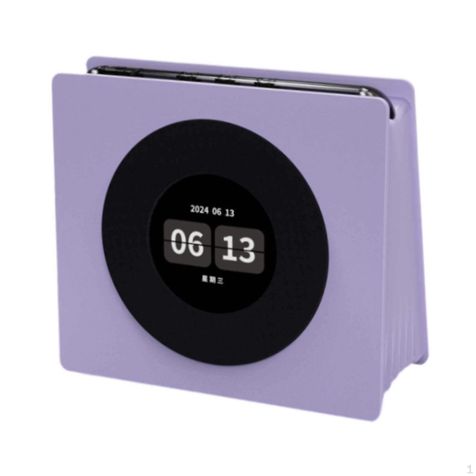 

BT 5.3 Динамик Дисплей Тексты песен с часами, без проводов Ретро Винил Мини для путешествий фиолетовый