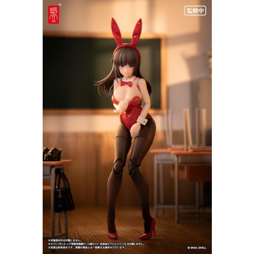 Snail Shell Fantasy JK Series JK-01 Bunny Girl Rena 1/12 Scale, Approximately 156mm, Pre-painted Action Figure Made of PVC, ABS, POM, and Magnets