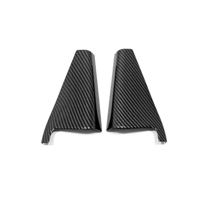 Car Rear Door Pillar Triangle Cover For Honda Fit Jazz     2024 Decoration Trim Frame Auto Interior Accessories