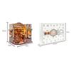 DIY Mini Dollhouse Kit LED Light 3D Puzzle Building Model Craft Wooden Miniature House  Adult