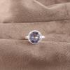 Iolite Jewelry, Handmade Gemstone Ring, 925 Solid Sterling Silver Ring Spiritual Jewelry, For Engagement Gift