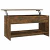 VidaXL Coffee Table Smoked Oak 102x50x52.5 Cm Engineered Wood 819290
